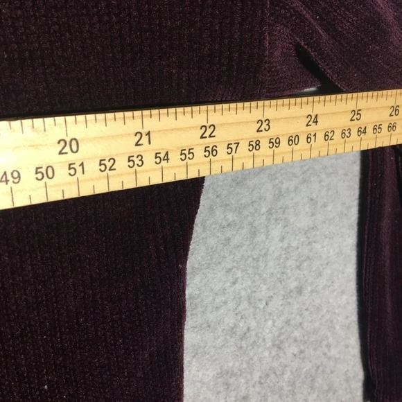 Womens Spring and Mercer Sweater Dark Purple Plum Cowl Neck Winter Transitional - Picture 3 of 5